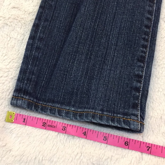 Abercrombie & Fitch Stretch Jean Lowrise Straight Leg Medium Wash - Picture 6 of 10